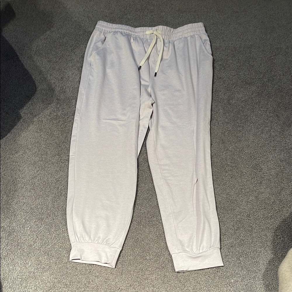 FEAT Light Purple JOGGERS with Tapered Legs